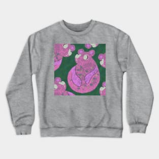 Bear it my way (neon pink) Crewneck Sweatshirt